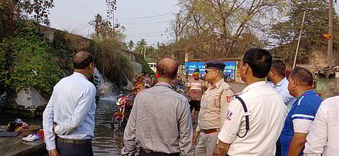 पानी की समस्या के समाधान को लेकर प्रशासनिक निरीक्षण