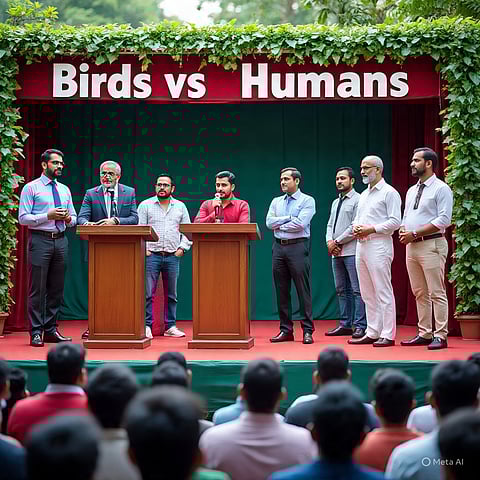 रवींद्र सरोवर में ‘पक्षी बनाम मानव’ बहस तेज