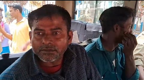 हथियार के साथ गिरफ्तार दोनों अभियुक्त 