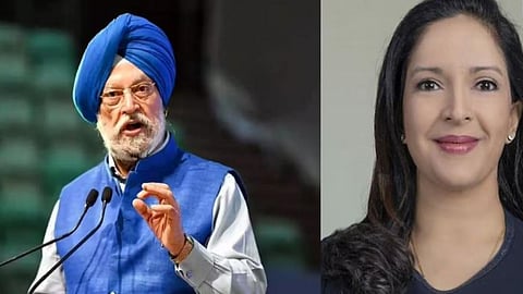 केंद्रीय मंत्री हरदीप सिंह पुरी और उनकी बेटी हिमायनी पुरी की फाइल फोटो।