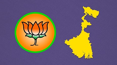 Posters put up outside the party office immediately after the candidate announcement in Barasat!