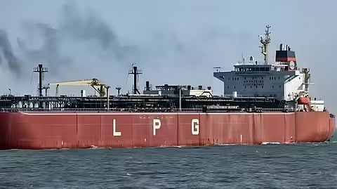 Another LPG-laden ship from India has exited the Strait of Hormuz.