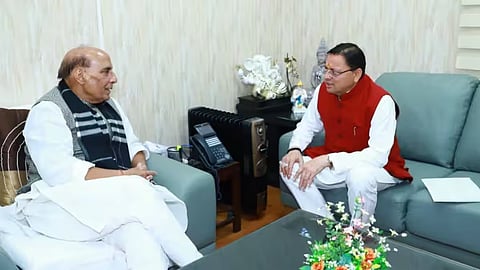 ‘धाकड़’ से ‘धुरंधर’ बने धामी, राजनाथ का बड़ा बयान