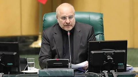 ईरानी संसद के स्पीकर मोहम्मद बाघेर कलीबाफ ( फाइल फोटो )।