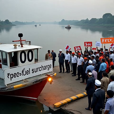 निजी फेरी किराए में 300 रुपये फ्यूल सरचार्ज पर कांग्रेस का विरोध