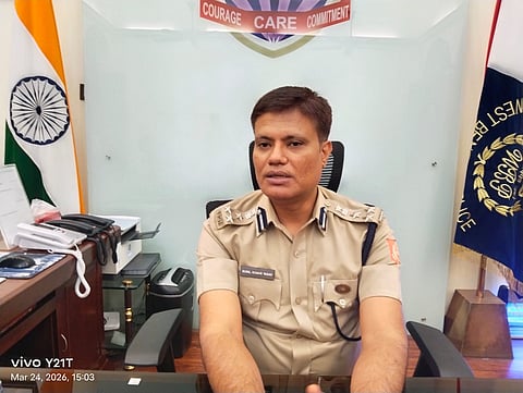 चंदननगर पुलिस कमिश्नरेट के सीपी सुनील यादव  