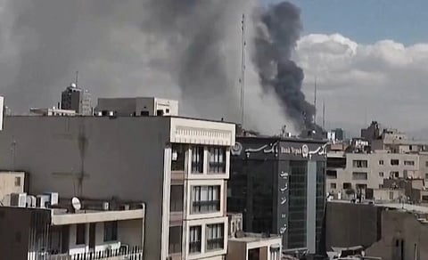 अमेरिका के हमले के बाद तेहरान में उठता धुआं ( फाइल फोटो )।