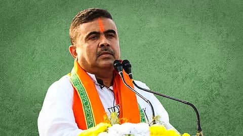 शुभेंदु ने रामनवमी के जुलूस में लिया भाग