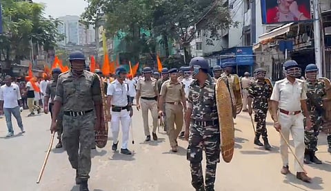 पिछले साल की तरह इस बार भी कड़ी सुरक्षा में हावड़ा में रामनवमी की शोभायात्रा निकलेगी ( फाइल फोटो )।