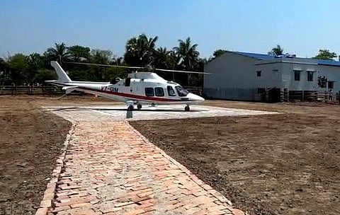 Abhishek Banerjee Sandeshkhali Rally: TMC Preparations Peak, Helicopter Trial Done