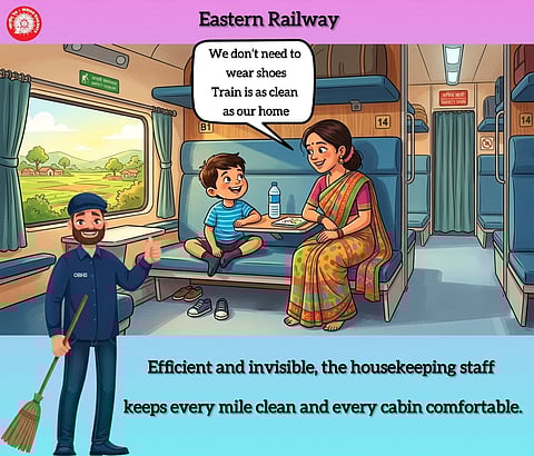  पहियों पर एक घर: कैसे पूर्व रेलवे आपकी ट्रेन यात्रा को एक नया रूप दे रहा है 