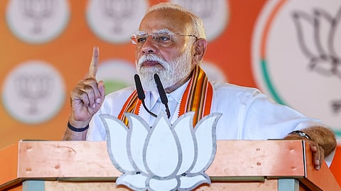 प्रधानमंत्री नरेंद्र मोदी ने आज केरल में एक चुनावी रैली को संबोधित किया।