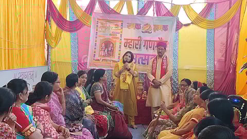 रमक झमक में गणगौर पर बुजुर्ग महिलाओं ने सुनाए संस्मरण