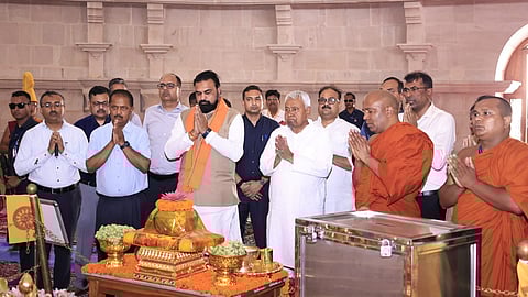 वैशाली जिले में स्थित बुद्ध सम्यक दर्शन संग्रहालय एवं स्मृति स्तूप