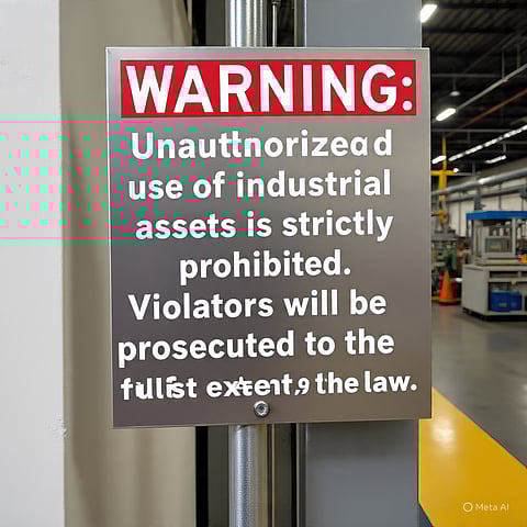 औद्योगिक सम्पदाओं के अनधिकृत उपयोग के विरूद्ध चेतावनी