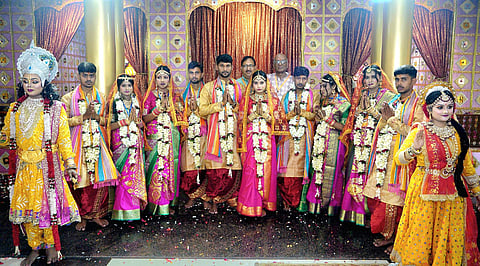 श्री ठाकुर बाल गोविन्दा भक्तवृंद  द्वारा नवम् आदर्श सामूहिक विवाह आयोजित 