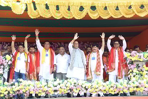 Rajnath Singh’s Warning to Pakistan & BJP Candidates' Power Show in Barrackpore | Bengal Election 2026