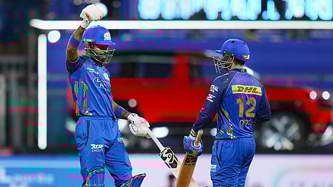 मुंबई ने पंजाब किंग्स को 196 रन का लक्ष्य दिया 