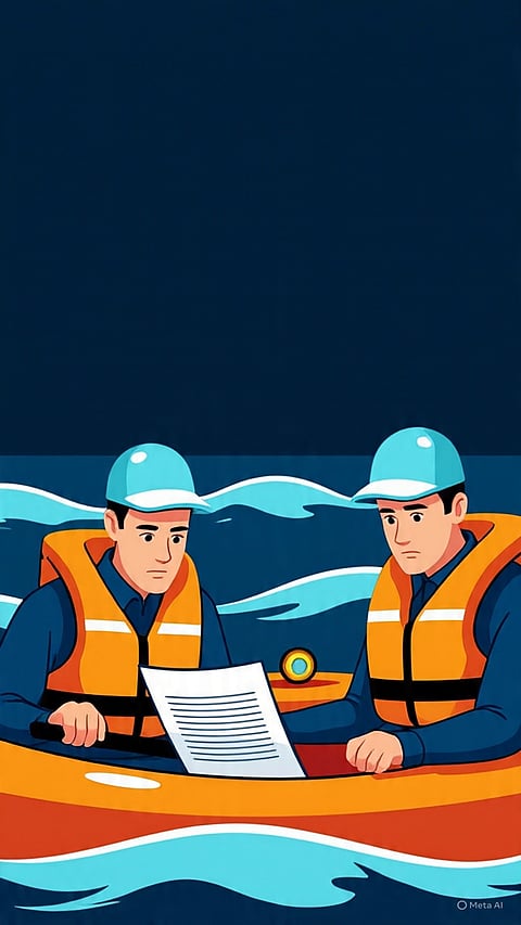 रात में समुद्री कायकिंग के लिए एसओपी को मंजूरी