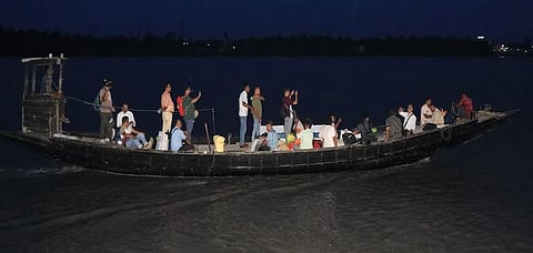 Sandeshkhali Election 2026: Polling Personnel Reach Remote Islands via River Route