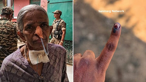 लोकतंत्र के प्रति अटूट जज्बा: कैंसर से जूझ रही महिला पहुंचीं वोट डालने