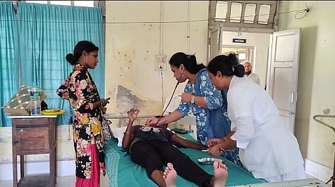 कैंपबेल बे में वन विभाग श्रमिक भर्ती दौड़ के दौरान कई युवतियां हुईं बीमार ,परीक्षा की मांग उठी