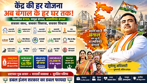 ₹3000 भत्ता, फ्री बस और 125 दिन काम, बंगाल में BJP के 50 बंपर परियोजनाएं!