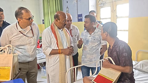 Union Minister Virendra Kumar Visits NILD Kolkata, Shares PM Modi's Message on Fuel Saving
