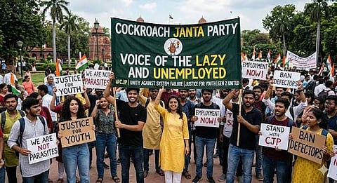 दिल्ली में आज 'Cockroach Janta Party' का बड़ा प्रदर्शन