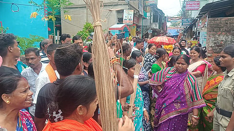 TMC MLA Arunava Sen's House in Bagnan, Howrah