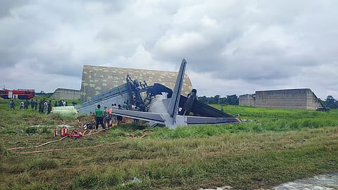 असम के जोरहाट एयरफोर्स स्टेशन पर IAF का AN-32 विमान क्रैश