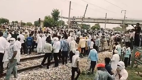सवाई माधोपुर में किसानों ने किया जाम 