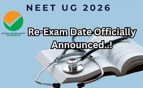 
21 जून को होगी नीट-यूजी 2026 की पुनर्परीक्षा