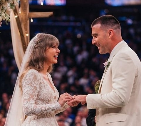 Taylor Swift and Travis Kelce tie the knot