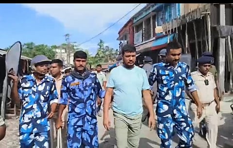 ग्राम प्रधान संजय राभा पुलिस की गिरफ्त में
