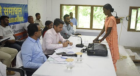 डिगलीपुर में जन शिकायत निवारण एवं राजस्व शिविर आयोजित