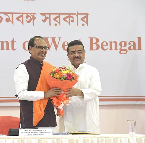 शिवराज सिंह चौहान और शुभेंदु अधिकारी 