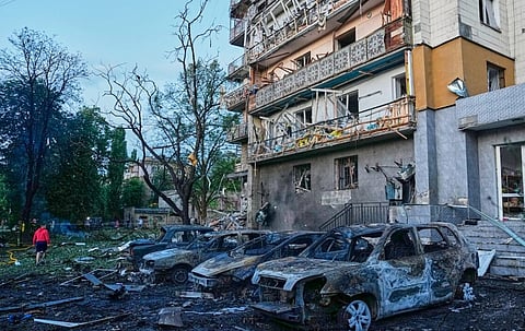 One killed, 16 injured in overnight Russian attack on Kyiv.