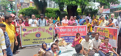दिव्यांग भत्ता बढ़ाने सहित विभिन्न मांगों को लेकर प्रदर्शन