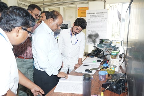 पूर्व रेलवे के अपर महाप्रबंधक द्वारा हावड़ा मंडल का व्यापक संरक्षा निरीक्षण