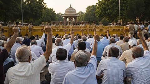 CJP प्रदर्शन पर नया मोड़, रिटायर्ड दिल्ली पुलिस अधिकारी करेंगे जंतर-मंतर पर धरना