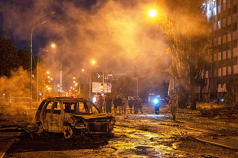 Massive attack on Zaporizhzhia, Ukraine