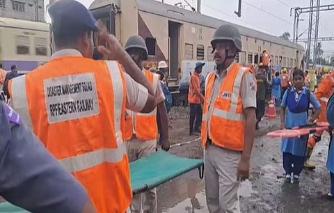 Kankinara Station Mock Drill Railway Conducts Disaster Management Exercise
