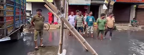 Belur News: Local Residents Protest over Dilapidated MLB Road and Waterlogging