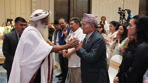 Sadhguru called for the formation of a ‘Himalaya Board’ to deal with disasters