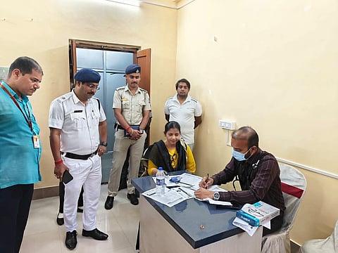 Health Checkup Camp Organized for Police Personnel and Families at Liluah Police Station