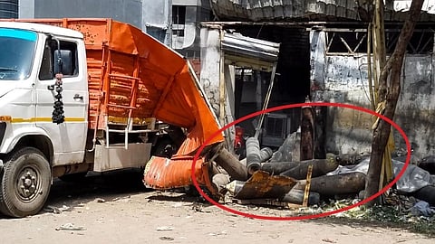 घटनास्थल की तस्वीर