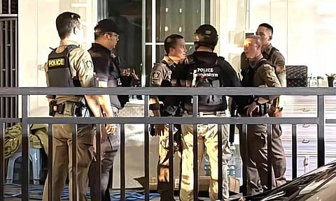 Surrendered after shooting dead a teacher in Bangkok