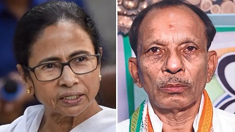ममता बनर्जी और अखिल गिरि 