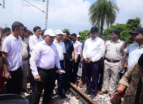रेल संरक्षा आयुक्त ने जसीडीह बाईपास नई बड़ी लाइन का किया निरीक्षण